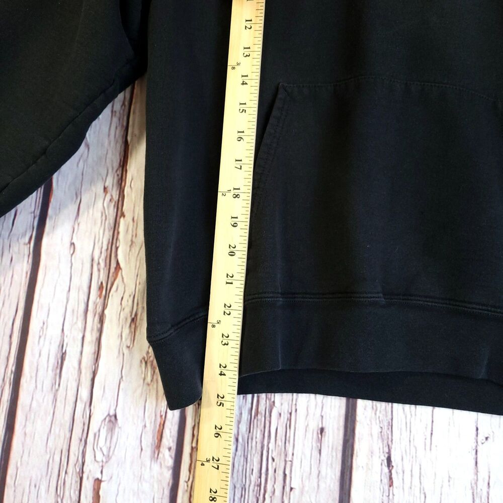 Thrasher Skateboard Mens S Black Fleece Pullover Hoodie Graphic Logo Pockets - Picture 6 of 8